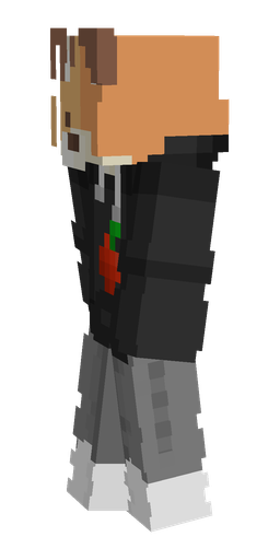 Black skin: body, left side render