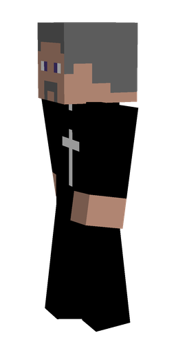 Black skin: body, left side render