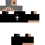 Black skin: raw texture render