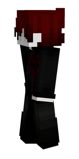 Black skin: body, left side render