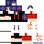 Black skin: raw texture render