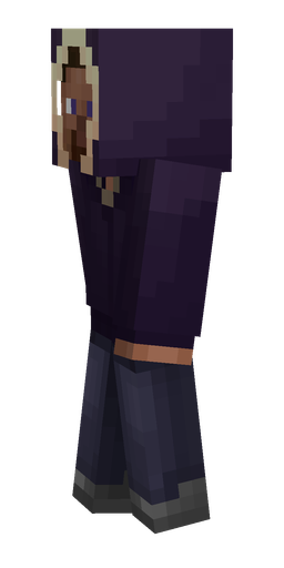 Black skin: body, left side render