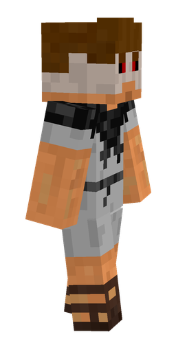 Brown skin: body, right side render