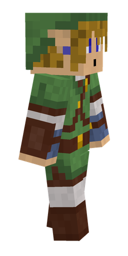 Brown skin: body, right side render