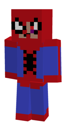 Blue skin: body, front render