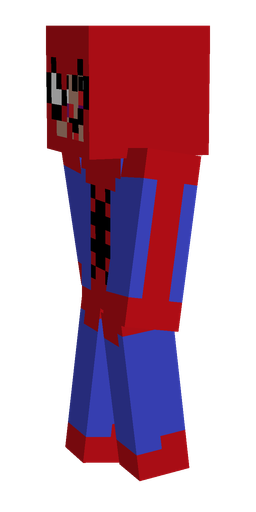 Blue skin: body, left side render