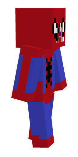 Blue skin: body, right side render