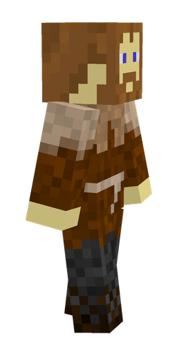 Black skin: body, right side render