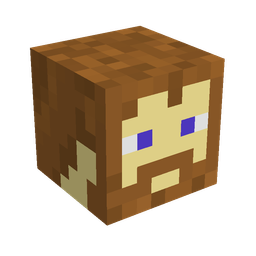 Black skin: head render