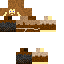 Black skin: raw texture render