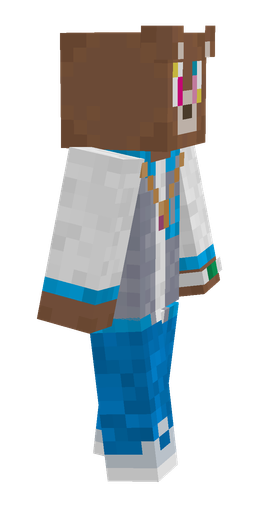 Blue skin: body, right side render
