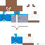 Blue skin: raw texture render