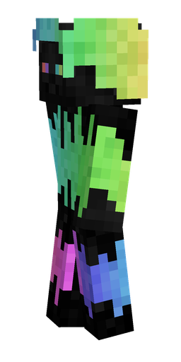 Black skin: body, left side render