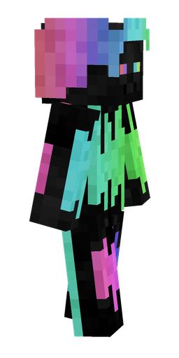 Black skin: body, right side render