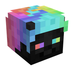 Black skin: head render