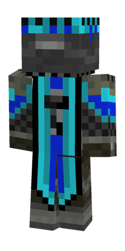 Black skin: body, back render