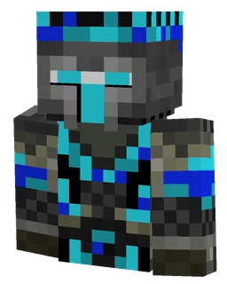 Black skin: bust render