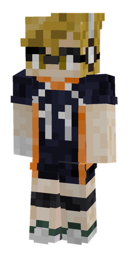 Black skin: body, front render