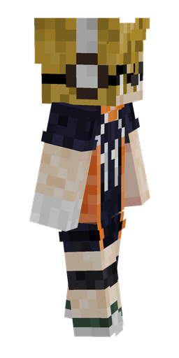Black skin: body, right side render