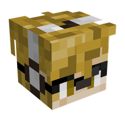Black skin: head render
