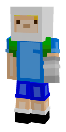 Blue skin: body, front render
