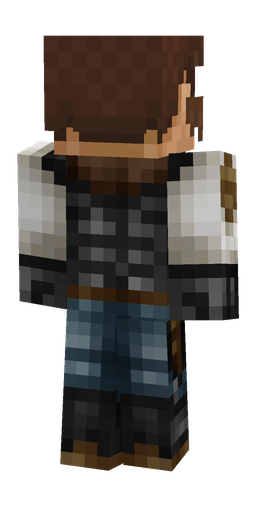 Black skin: body, back render