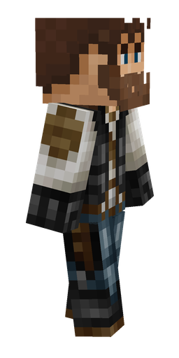 Black skin: body, right side render