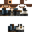 Black skin: raw texture render
