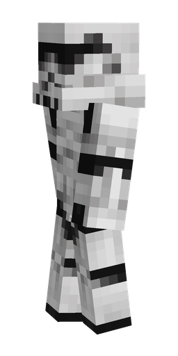 Black skin: body, left side render
