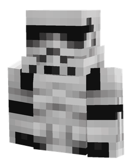Black skin: bust render