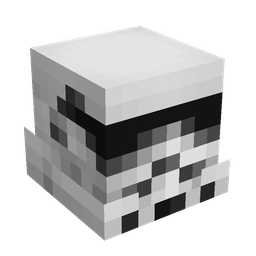 Black skin: head render