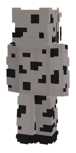 Black skin: body, back render