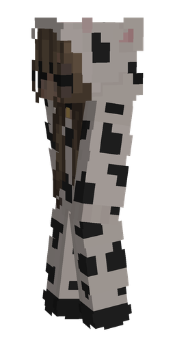 Black skin: body, left side render