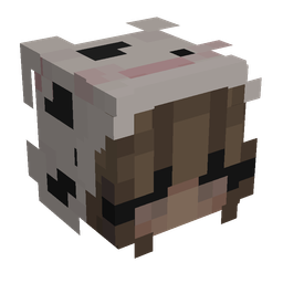 Black skin: head render