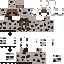 Black skin: raw texture render