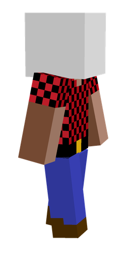 Blue skin: body, right side render