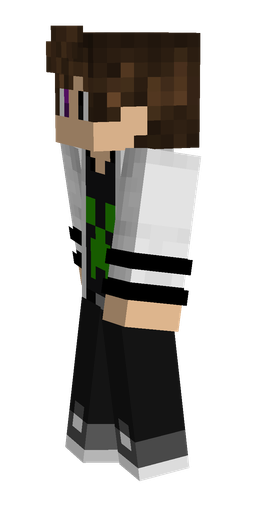 Black skin: body, left side render