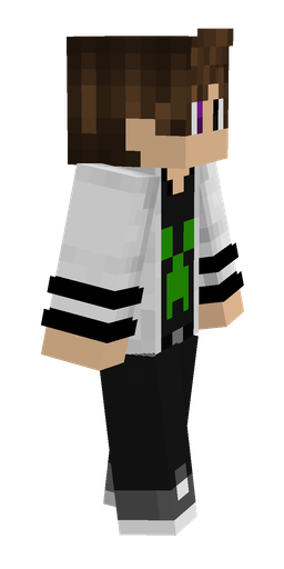 Black skin: body, right side render
