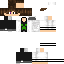 Black skin: raw texture render