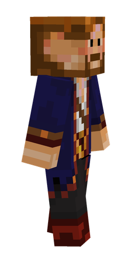 Blue skin: body, right side render