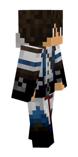 Black skin: body, right side render
