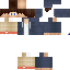 Blue skin: raw texture render