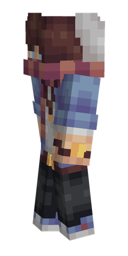 Black skin: body, left side render