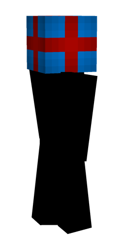 Blue skin: body, left side render