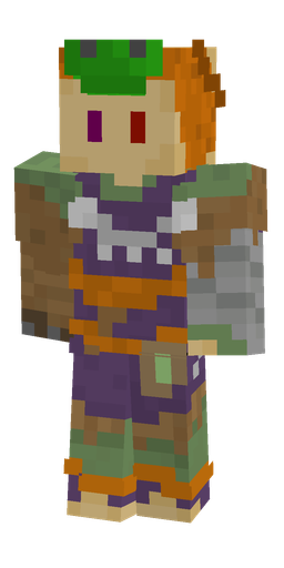 Brown skin: body, front render