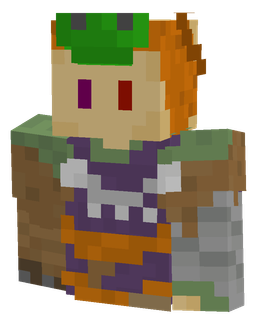 Brown skin: bust render