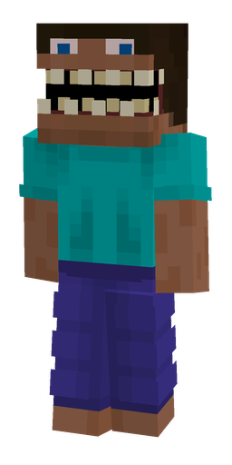 Blue skin: body, front render