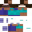 Blue skin: raw texture render