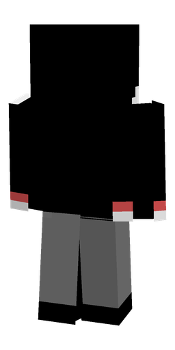 Black skin: body, back render