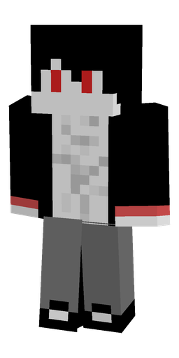 Black skin: body, front render